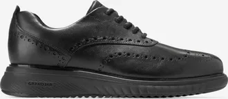 Cole Haan Mens Zerøgrand Eon Wingtip Oxford Shoes - Black Size 11.5