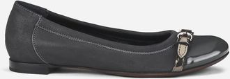 AGL Monika Cap Toe Ballet Flat in Coal at Nordstrom, Size 39.5