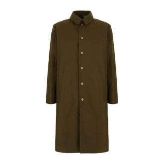 A.P.C. A.p.c., Heren, Mantels, Groen, Maat: XL Katoen