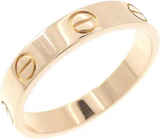 Cartier Love Pink Gold (18K) Band Ring (Pre-Owned)