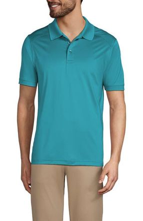 Lands End School Uniform Young Short Sleeve Rapid Dry Polo Shirt in Teal Breeze at Nordstrom, Size Xx-Large