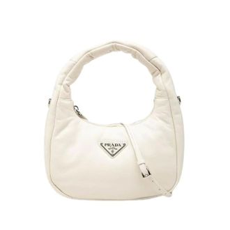 Prada Pre-owned Vintage Satchel - Dames - Pre-owned - Wit - Maat: ONE Size Leer