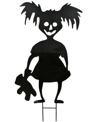 National Tree Company 38 Halloween Scary Girl Garden Stake