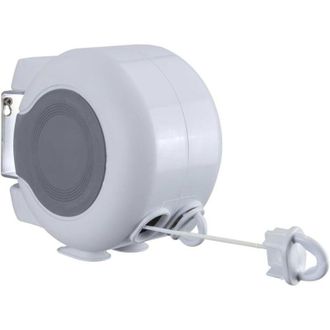 OEM Tendedero Extensible De Pared De Color Blanco Con Doble Rejilla De Secado Y 26 Metros De Longitud De Secado (13 Metros Por Rejilla), Ahorra Espacio Y 