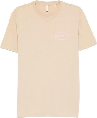 Sunflower Oval-logo Cotton T-shirt