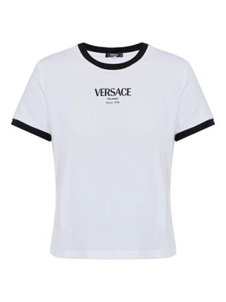 Versace logo T-Shirt - White