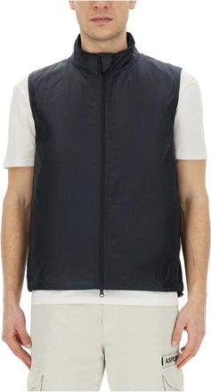 Aspesi Gilet Vernes - Heren - Bodywarmers - Blauw - S - Jassen