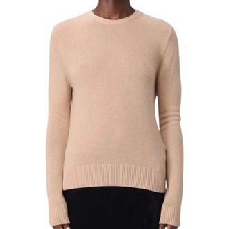 Forte_Forte Truien & Vesten, Dames, Bruin, S, Forte_Forte Sweaters Leather Brown