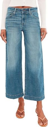 Ariat Perfect Rise Jazmine Wide Leg Crop Jeans Womens Jeans Albuquerque : 34 R, Cotton/Denim/Elastane
