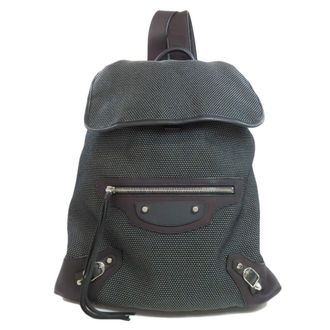 Balenciaga Black Canvas Backpack (Pre-Owned)