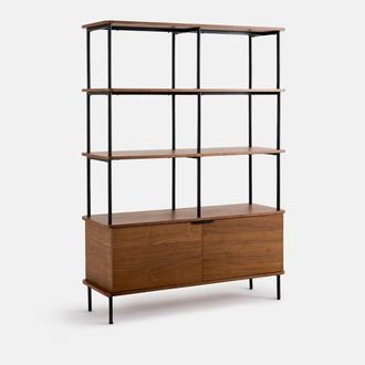 La Redoute Interieurs Boekenkast van walnootfineer, KERRIE