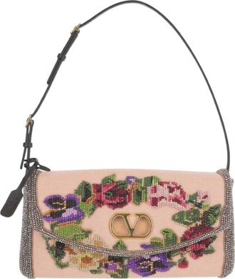 Valentino Garavani Light Pink DeVain Small Shoulder Bag