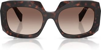 Prada Sunglasses Prb23 S 17 N10 S Root Tortoiseshell/Brown Gradient Women
