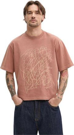 Camper T-shirt - Heren - T-shirts - Oranje - XS - Katoen - Tops