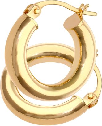 Diamant L'éternel Womens 9ct Yellow Gold Ladies Hoop Earrings - One Size