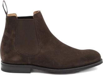 Churchs Bruine Zijde & Nylon Laarzen - Heren - Chelseaboots - Bruin - 40 EU - Nylon - Schoenen