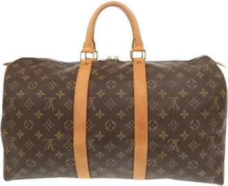 Louis Vuitton Pre-owned Weekend Bags, male, Brown, Size: ONE SIZE Pre-owned Boston Bag