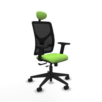Piqueras y Crespo Silla De Oficina Piqueras Y Crespo Motilla Negro Soporte Lumbar
