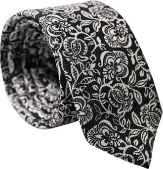 Dolce & Gabbana Ties, male, Multicolor, Size: ONE SIZE Floral Fantasy Silk Adjustable Necktie