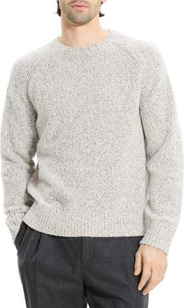 Theory Soft Twist Wool Blend Sweater in Black Heather at Nordstrom Rack, Size Xx-Large