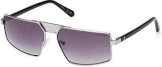 Guess Gunmetal Gradient Smoke Zonnebril - unisex - Zonnebrillen - Grijs - 60 MM - Accessoires