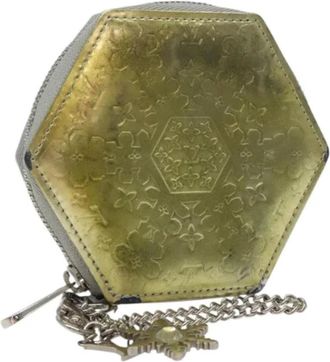 Louis Vuitton Tweedehands leren portemonnees - Dames - Vintage Schoudertas - Groen - ONE Size - Leer - Vintage