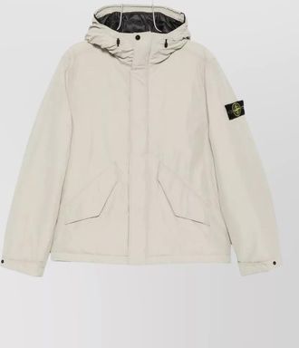 Stone Island hooded down padded coat