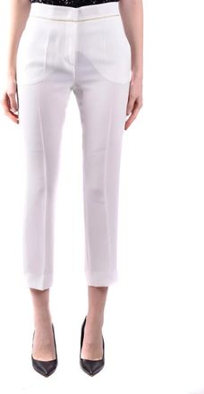 Max Mara Chinos - Dames - Chinos - Wit - S - Katoen - Broeken