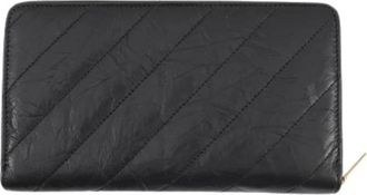Balenciaga Pre-owned Long wallet (bi-fold) - Dames - Vintage Accessoires - Zwart - ONE Size - Leer - Vintage