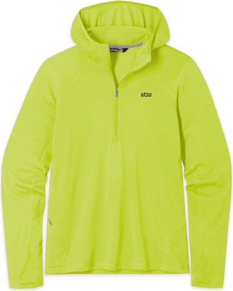 Stio Mens Trax Power Grid Half Zip Hoodie