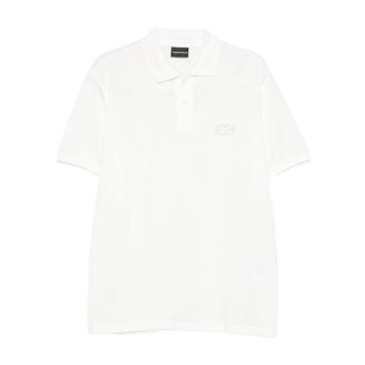 Emporio Armani Polo Shirt met Geborduurd Logo - Heren - Polos - Wit - 3XL - Tops