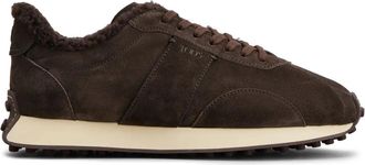 Tod's Sportivo Active suede sneakers - men - Rubber/Calf Suede/Sheep Skin/Shearling - 10.5 - Brown