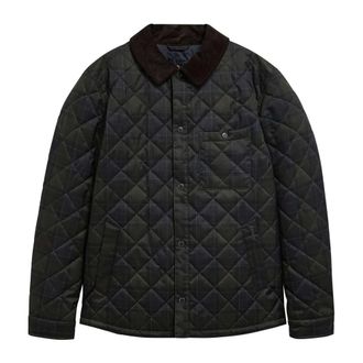 Barbour Tartan Quilt - - Jackets - Uomo - Verde - L