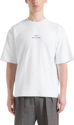 Mani&egrave;re De Voir Art Nouveau Cotton T-Shirt in White at Nordstrom, Size Xx-Large