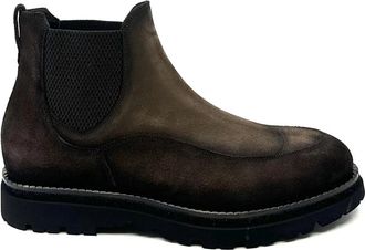 Franceschetti Platform Chelsea Boots - Heren - Chelseaboots - Bruin - 43 EU - Leer - Schoenen