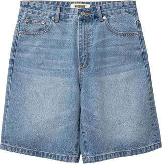 Woodbird Heren, Korte broeken, Blauw, Maat: W29 Katoen