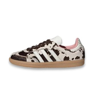 adidas Samba OG Cow Print Sneakers - Heren - Skateschoenen - Zwart - 40 2/3 EU - Leer - Fitness