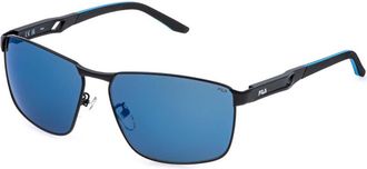 Fila SFIA08 531B Mens Sunglasses Black Size 63