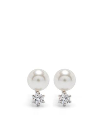 Swarovski Orecchini a bottone Matrix - Argento