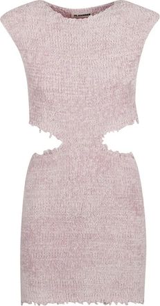 Jil Sander Gebreide Jurk - Dames - Kleedjes - Roze - 2XS - Kleedjes