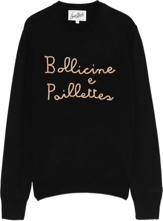 MC2 Saint Barth New Queen embellished sweater - Black
