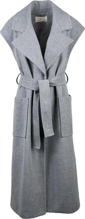Kaos Grey Polyester Long Vest