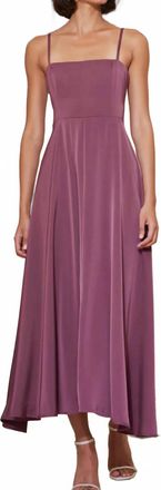 Bishop + Young Selma Midi Dress In Dusty Rose