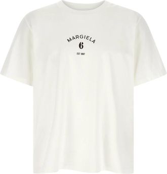 Maison Margiela Cotton Jersey T-shirt - Heren - T-shirts - Wit - M - Katoen - Tops