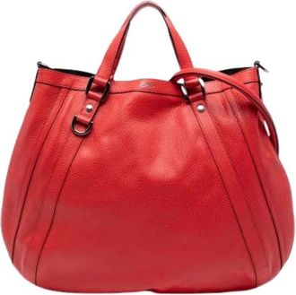 Gucci Pre-owned Handbags, female, Red, Size: ONE SIZE Pre-owned Vintage Handbag
