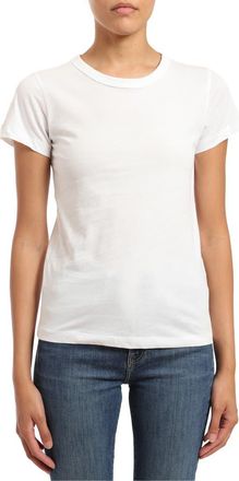 Mavi Slim Fit Cotton Slub T-Shirt in White at Nordstrom, Size X-Small