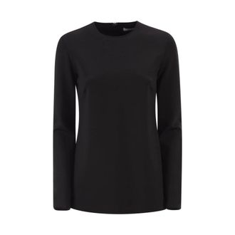 Max Mara Dames, Tops, Zwart, Maat: XS Polyamide