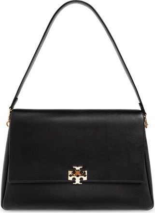 Tory Burch Charlie Grote Tas - Dames - Schoudertassen - Zwart - ONE Size - Leer - Tassen