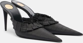 Saint Laurent Mules Madeleine de tafet&aacute;n