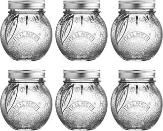 Kilner Kilner Set Of 6 13Oz Orange Jars